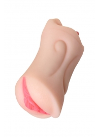 Телесный двусторонний мастурбатор Fruity Tongue - ротик и вагина - ToyFa - в Химках купить с доставкой