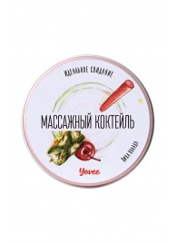 Массажная свеча «Массажный коктейль» с ароматом пина колады - 30 мл. - ToyFa - купить с доставкой в Химках