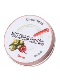 Массажная свеча «Массажный коктейль» с ароматом пина колады - 30 мл. - ToyFa - купить с доставкой в Химках