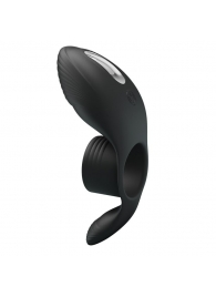 Черное кольцо на пенис с вибрацией Vibration Penis Sleeve - Baile - в Химках купить с доставкой