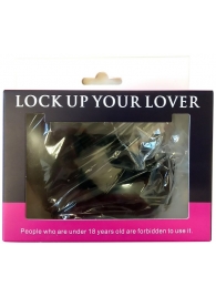 Черные меховые наручники Love с ключиками - Baile - купить с доставкой в Химках