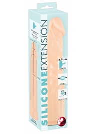 Телесная насадка-удлинитель Silicone Extension - 19 см. - Orion - в Химках купить с доставкой