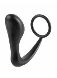 Эрекционное кольцо с анальной пробкой Ass-Gasm Cockring Plug - Pipedream - в Химках купить с доставкой