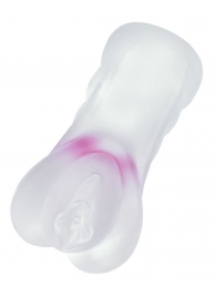 Прозрачный реалистичный мастурбатор Juicy Pussy Crystal Rose - ToyFa - в Химках купить с доставкой