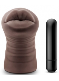 Коричневый мастурбатор-ротик Renee - Blush Novelties - в Химках купить с доставкой