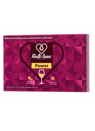 Женский возбудитель мгновенного действия Forte Love Power - 7 ампул (2,5 мл.) - Капиталпродукт - купить с доставкой в Химках