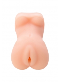 Телесный мастурбатор в виде женской фигурки - Toyfa Basic - в Химках купить с доставкой