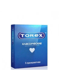 Гладкие презервативы Torex  Классические  - 3 шт. - Torex - купить с доставкой в Химках