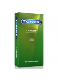 Текстурированные презервативы Torex  С точками  - 12 шт. - Torex - купить с доставкой в Химках