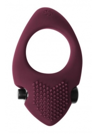 Бордовое эрекционное виброкольцо Pure Passion Sunset - Lola Games - в Химках купить с доставкой