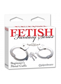 Металлические наручники Beginner s Metal Cuffs - Pipedream - купить с доставкой в Химках