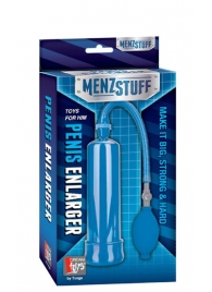 Синяя вакуумная помпа MENZSTUFF PENIS ENLARGER - Dream Toys - в Химках купить с доставкой