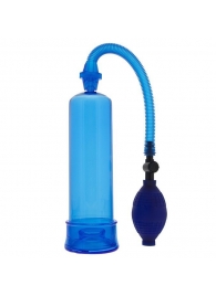 Синяя вакуумная помпа MENZSTUFF PENIS ENLARGER - Dream Toys - в Химках купить с доставкой