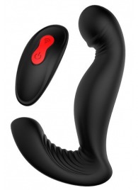 Черный вибромассажер простаты SWIRLING P-PLEASER - Dream Toys - в Химках купить с доставкой