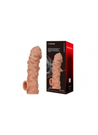 Насадка на фаллос с крупными бугорками EXTREME SLEEVE - 17,6 см. - KOKOS - в Химках купить с доставкой
