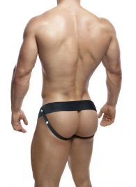 Черный мужской страпон DR. SKIN 6INCH HOLLOW STRAP ON - 16 см. - Blush Novelties - купить с доставкой в Химках