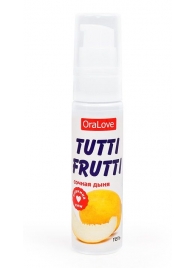 Гель-смазка Tutti-frutti со вкусом сочной дыни - 30 гр. - Биоритм - купить с доставкой в Химках