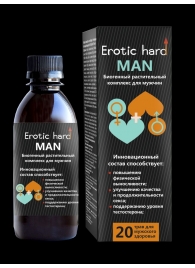 Мужской биогенный концентрат для усиления эрекции Erotic hard Man - 250 мл. - Erotic Hard - купить с доставкой в Химках