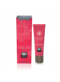 Возбуждающий интимный гель для двоих STIMULATION GEL Pomegranate   Nutmeg - 30 мл. - Shiatsu - купить с доставкой в Химках