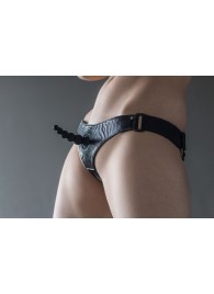 Черные трусики Better с анальной насадкой - 8 см. - Lola Games - купить с доставкой в Химках