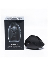 Черный инновационный мужской вибратор PULSE SOLO ESSENTIAL - Hot Octopuss - в Химках купить с доставкой