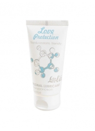 Увлажняющий лубрикант на водной основе Love Protection - 50 мл. - Lola Games - купить с доставкой в Химках