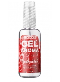 Интимный лубрикант EGZO AROMA с ароматом клубники - 50 мл. - EGZO - купить с доставкой в Химках