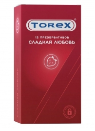 Презервативы Torex  Сладкая любовь  с ароматом клубники - 12 шт. - Torex - купить с доставкой в Химках