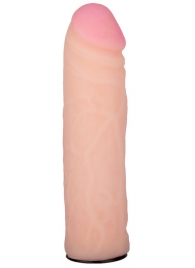 Пояс-трусики с насадкой Glamour Silver - 15,5 см. - LOVETOY (А-Полимер) - купить с доставкой в Химках