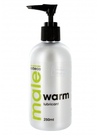 Лубрикант с согревающим эффектом MALE Cobeco Warm Lubricant - 250 мл. - Cobeco - купить с доставкой в Химках