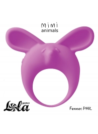 Фиолетовое эрекционное кольцо Fennec Phil - Lola Games - в Химках купить с доставкой