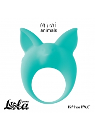 Зеленое эрекционное кольцо Kitten Kyle - Lola Games - в Химках купить с доставкой