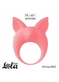Оранжевое эрекционное кольцо Kitten Kyle - Lola Games - в Химках купить с доставкой
