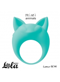 Зеленое эрекционное кольцо Lemur Remi - Lola Games - в Химках купить с доставкой