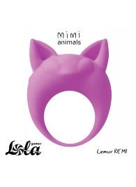 Фиолетовое эрекционное кольцо Lemur Remi - Lola Games - в Химках купить с доставкой