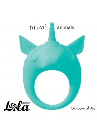 Зеленое эрекционное кольцо Unicorn Alfie - Lola Games - в Химках купить с доставкой