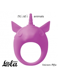 Фиолетовое эрекционное кольцо Unicorn Alfie - Lola Games - в Химках купить с доставкой