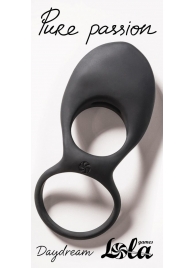 Черное эрекционное виброкольцо Daydream - Lola Games - в Химках купить с доставкой