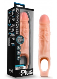 Телесный реалистичный фаллоудлинитель 9 Inch Silicone Cock Sheath Penis Extender - 22,86 см. - Blush Novelties - в Химках купить с доставкой