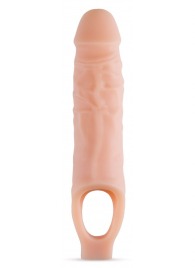 Телесный реалистичный фаллоудлинитель 9 Inch Silicone Cock Sheath Penis Extender - 22,86 см. - Blush Novelties - в Химках купить с доставкой