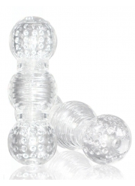 Прозрачный фигурный мастурбатор Master Stroker - Blush Novelties - в Химках купить с доставкой