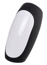 Черно-белый перезаряжаемый мастурбатор Erotist Hailstorm - Erotist Adult Toys - в Химках купить с доставкой