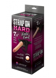 Пояс-трусики с насадкой Hard brutal-consul - 19 см. - LOVETOY (А-Полимер) - купить с доставкой в Химках