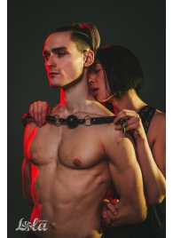 Черный кляп Love Addict на замочке - Lola Games - купить с доставкой в Химках