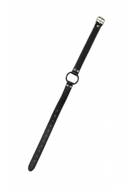 Черный кляп-кольцо Modesty - Lola Games - купить с доставкой в Химках