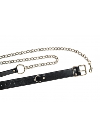 Черный ошейник с поводком Wild - Lola Games - купить с доставкой в Химках