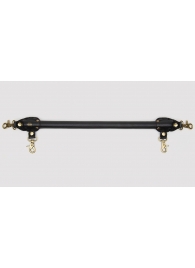 Черная распорка для ног Bound to You Faux Leather Spreader Bar - 50,8 см. - Fifty Shades of Grey - купить с доставкой в Химках