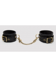 Черные оковы на ноги Bound to You Faux Leather Ankle Cuffs - Fifty Shades of Grey - купить с доставкой в Химках