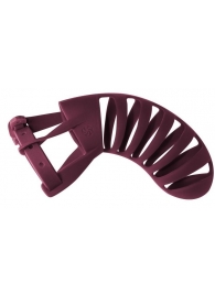 Мужской пояс верности бордового цвета Romello - Lola Games - купить с доставкой в Химках