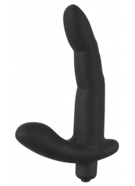 Черный вибромассажер простаты Naughty Finger Prostate Vibe - 13,8 см. - Orion - в Химках купить с доставкой